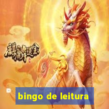 bingo de leitura